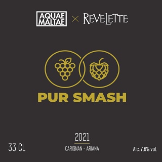 Bière Pur Smash Rouge 33cl - Aquae Maltae (Aix-en-provence 13)