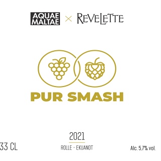 Bière Pur Smash Blanche 33cl - Aquae Maltae (Aix-en-provence 13)