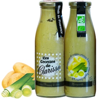 Soupe Marguerite Poireaux & Pommes de terre des Cocottes de Clarisse (Ventabren 13) 50 cl